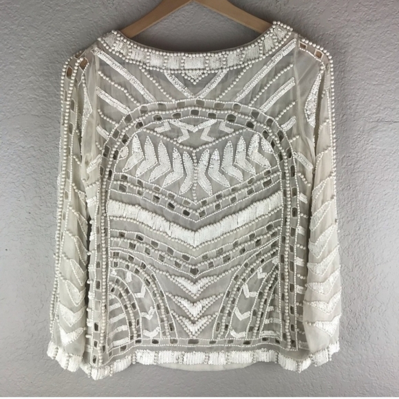 Kimchi Blue Stunning Beaded top S - Picture 6 of 11